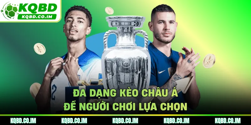 Đa dạng kèo châu Á để người chơi lựa chọn