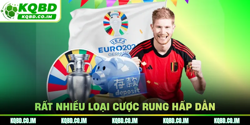 Rất nhiều loại cược rung hấp dẫn