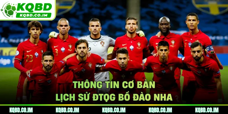 Thông tin cơ bản lịch sử ĐTQG Bồ Đào Nha